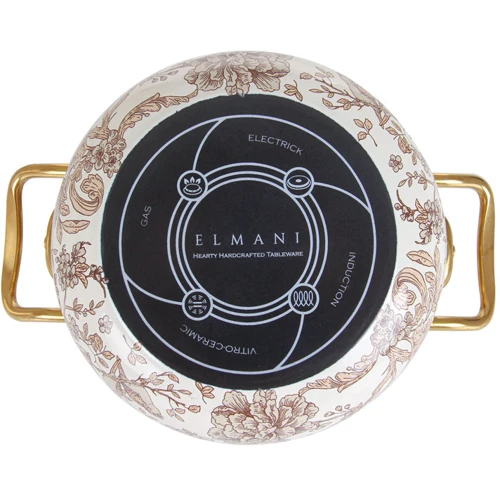 Каструля Elmani з кришкою 4.8 л 22 см (763-012): Тип Традиционная