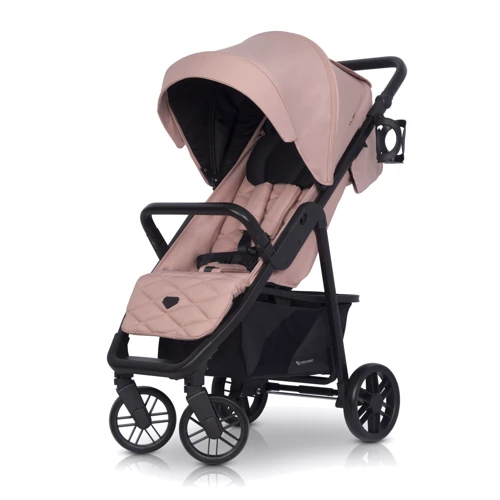 Прогулочная коляска Euro-Cart Flex black edition Langust розовая 9023-ECFB-24