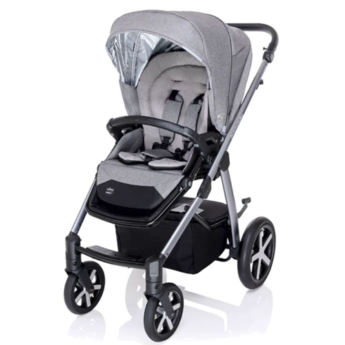Универсальная коляска 2в1 Baby Design Husky NR 07 GRAY: Возможность установки люльки есть
