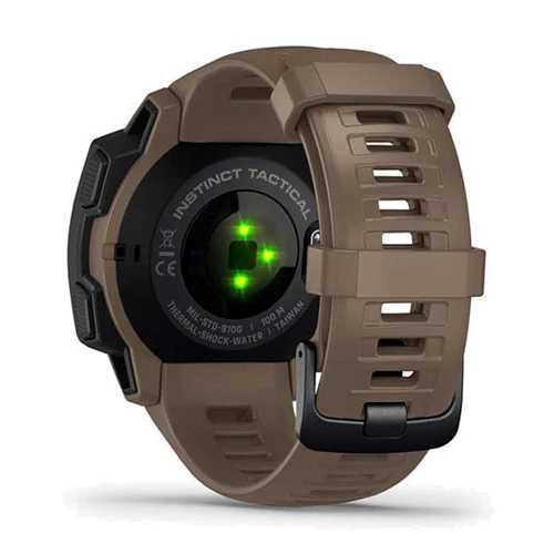 Смарт-часы Garmin Instinct Tactical Edition Coyote Tan (010-02064-71): Особенности Тактические, Компас, Водонепроницаемые, С большой автономностью