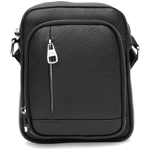 Мужская сумка через плечо Ricco Grande черная (K13021-1bl-black): Пол Мужской