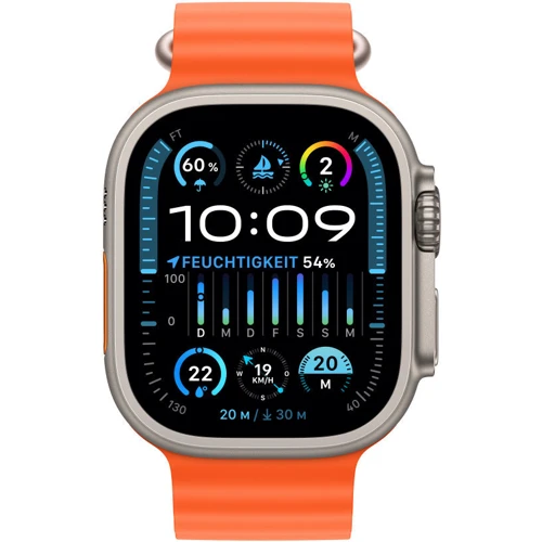 Аксесуар для Watch Apple Ocean Band Orange (MT653) для Apple Watch 42/44/45/49mm: Сумісність Apple Watch 42mm, Apple Watch 44mm, Apple Watch 45mm, Apple Watch 49mm