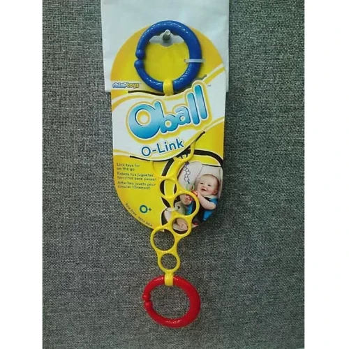 Підвісна іграшка Кільця Kids II Oball Toy State O-Link жовтий (81056): Виробник Kids II