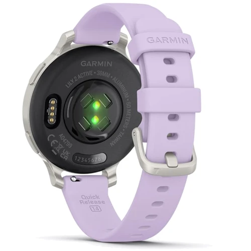 Смарт-часы Garmin Lily 2 Active Silver with Purple Jasmine Silicone Band (010-02891-01) фото 8