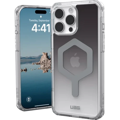 Чехол для iPhone Urban Armor Gear UAG Plyo Magsafe LE Black/Clear Ombre (11448111404G) for iPhone 16 Pro Max