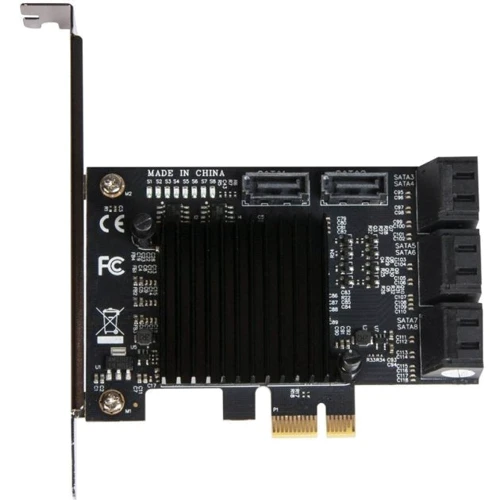 Frime PCI-E x1 to 8 x Sata III, 88SE9215 (ECF-PCIEto8SATAIII001)