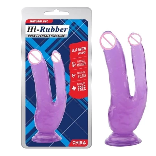 Фаллоимитатор двойной CHISA 8.0 Inch Dildo Purple