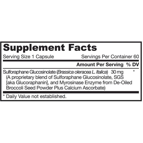 Jarrow Formulas BroccoMax Myrosinase Activated 60 Veggie Caps Экстракт брокколи: Форма выпуска Капсулы