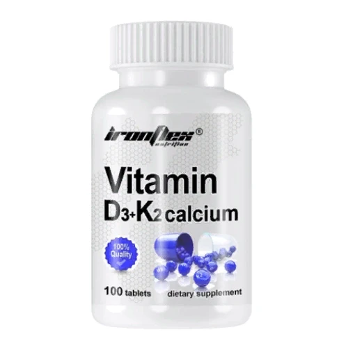 IronFlex Vitamin D3 And K2 Calcium Витамин D, К2 и кальций 100 таблеток