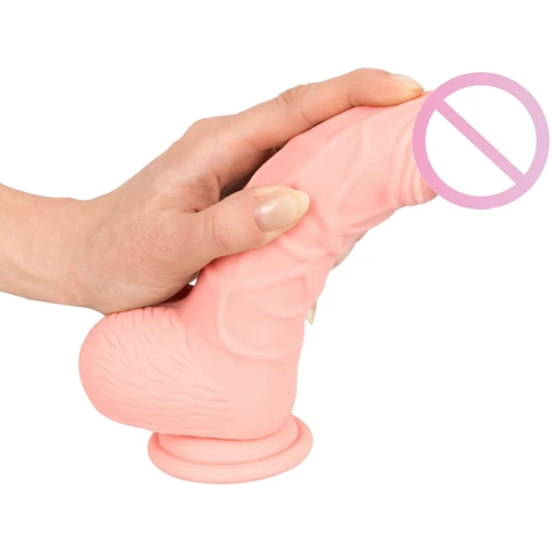 Фаллоимитатор с мошонкой Orion Medical Silicone Dildo, 20 см