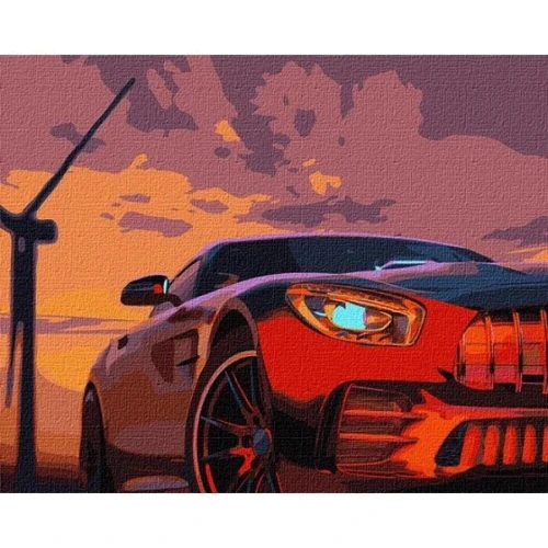Картина по номерам Стальная мощь Идейка KHO2520 40х50 см