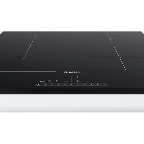 Варочная поверхность электрическая Bosch PVS651FB5E: Расположение панели спереди