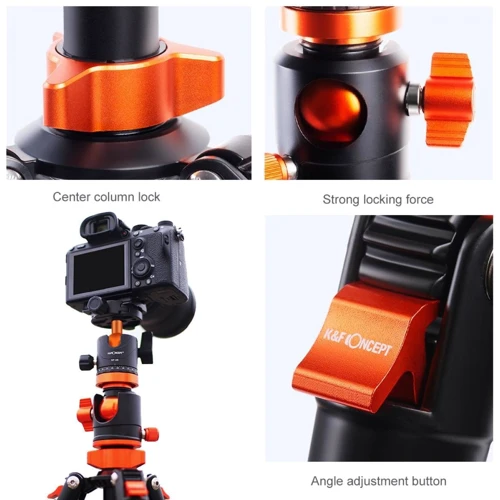 K&F Concept T255A3+BH-28L (KF09.112): Высота в сложенном состоянии 43 см
