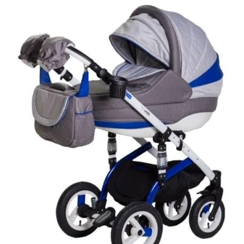 Универсальная коляска 2в1 Adamex Lara Rainbow Indigo