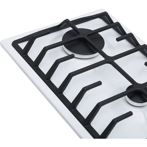 Варочная поверхность газовая Perfelli HGM 317 W: Рабочая поверхность эмаль