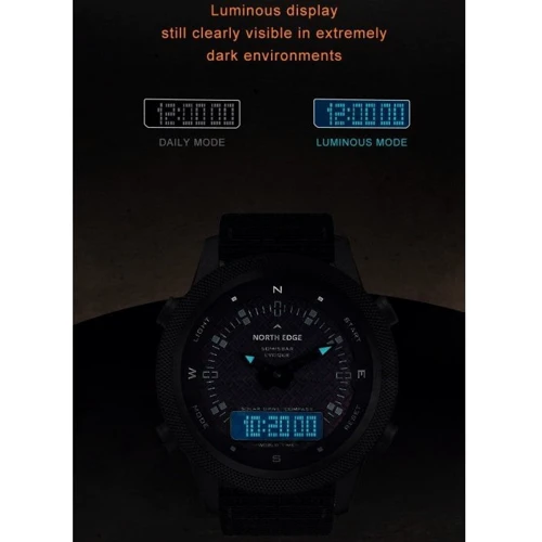 Наручные часы North Edge Solar Compass фото 9