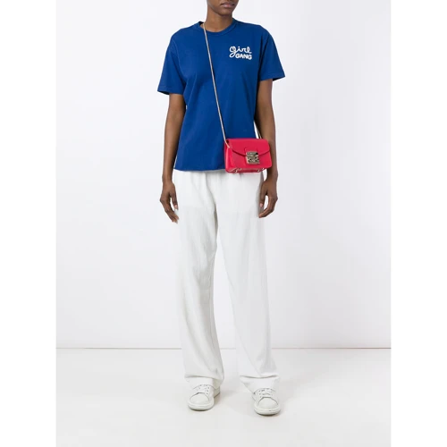 Женская сумка кросс боди Furla Metropolis Mini красная (851170): Фактура Матовая, Зернистая