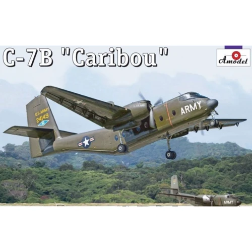 Модель Amodel Военно-транспортный самолет C-7B "Caribou" (AMO1412)