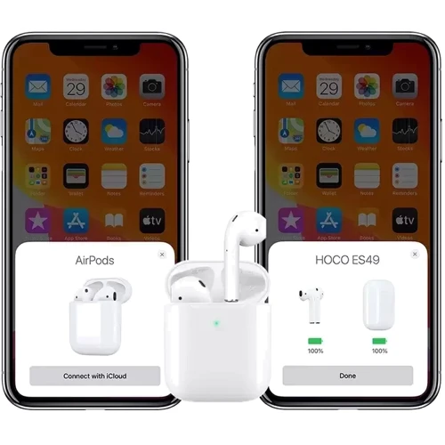 Наушники Hoco ES49 Updated White: Тип крепления без креплений
