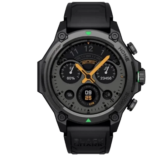 Смарт-часы Black Shark GS3 Black (UA): Материал корпуса пластик