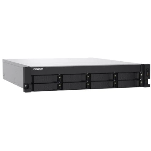 Сетевой накопитель (NAS) Qnap TS-832PXU-RP-4G: Слоты для дисков 8х 3,5" SATA