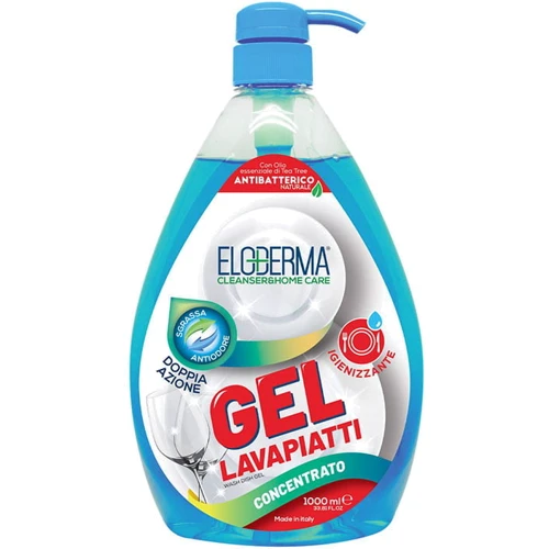 Средство для мытья посуды Eloderma Двойное действие 1 л (8059602242839)