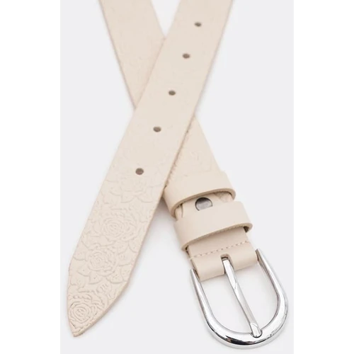 Женский ремень Borsa Leather бежевый (110v1genw93-h.beige): Пол Женский