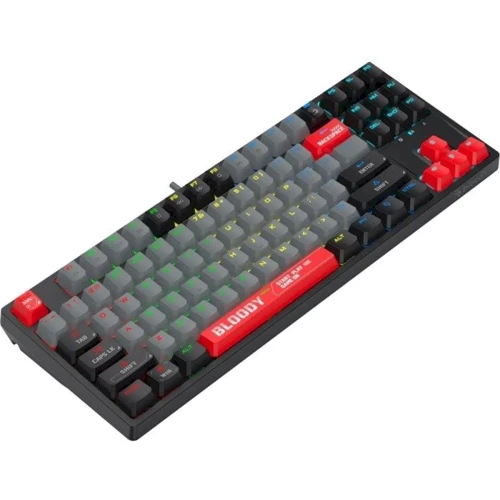 Клавиатура A4-Tech Bloody S87 Energy Red: Тип клавиатуры игровая