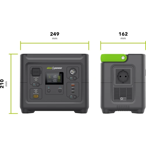 Зарядная станция Alza Hercules 288Wh 500W: Вес, кг 5.27