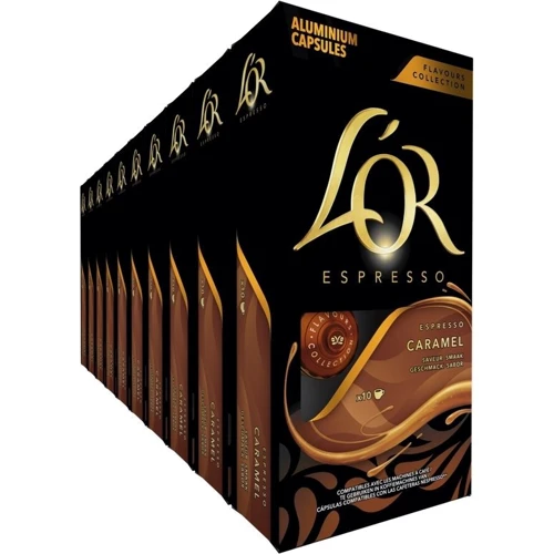 Кава в капсулах L'OR Espresso Caramel шоубокс 100х5.2 г (8711000488287)