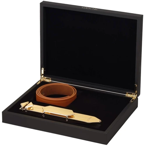 Регульована шльопанка LOCKINK Adjustable Slapper for Impact Play - Brown