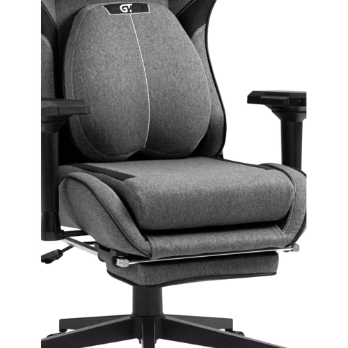 Кресло игровое GT Racer X-2308 Fabric Gray/Black фото 10