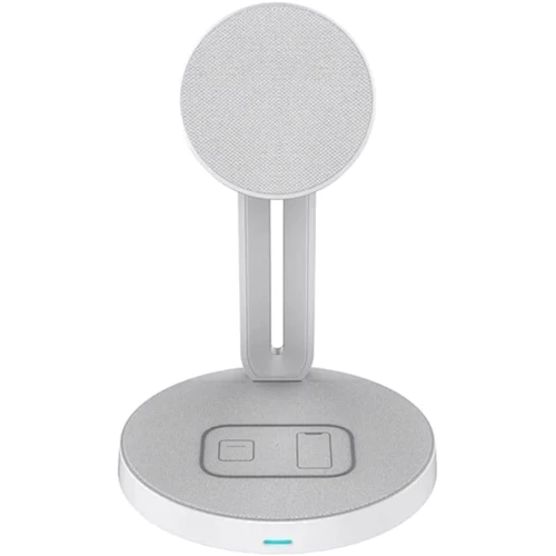 Зарядний пристрій WIWU Wireless Charger Stand MagSafe 2 in 1 (M13) White  for iPhone 16 I 15 I 14 I 13 I 12 series: Тип беспроводное
