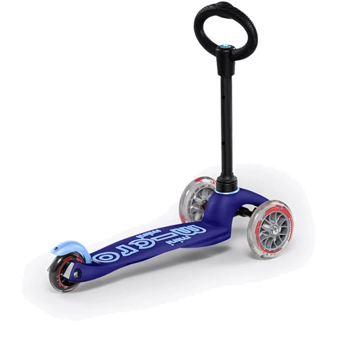 Самокат MICRO серії Mini 3in1 Deluxe - Синій (до 50 kg, до 20 kg з сидінням, 3-х кол.) (MMD014) фото 13