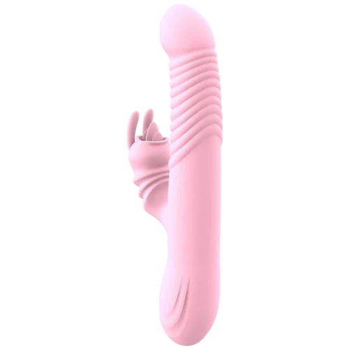 Вибратор с ротацией и толчками BOSS G Spot Thrusting Vibrator Elisa Pink