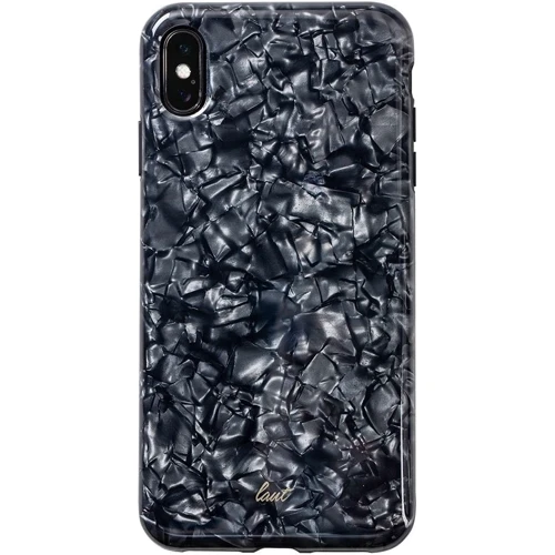 Чехол для iPhone LAUT Pearl Black (LAUT_IP18-L_PL_BK) for iPhone XS Max: Цвет черный