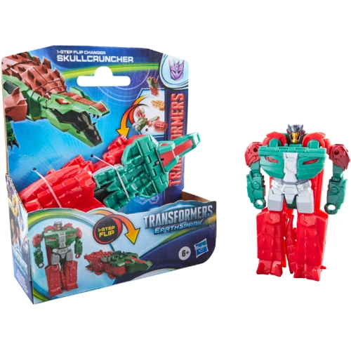Фігурка Трансформер HASBRO TRANSFORMERS серії Трансформери: Нова іскра F8661 EARTHSPARK 1 STEP FLIP SKULLCRUNCHER (F6229_F8661): Розвиток і вивчення Развитие мелкой моторики, Развитие фантазии, Развитие воображения