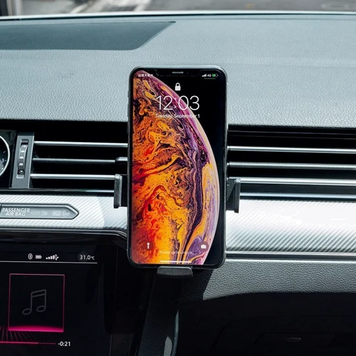 Держатель Adonit Car Holder Wireless Charging 15W Black фото 9