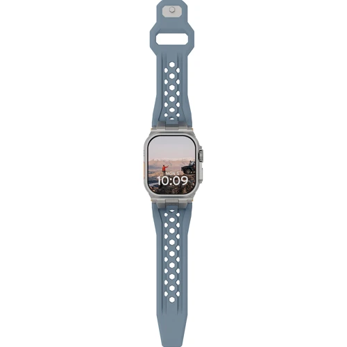 Urban Armor Gear UAG Monarch Cloud Blue/Titanium (194158114136) for Apple Watch 44/45/49mm