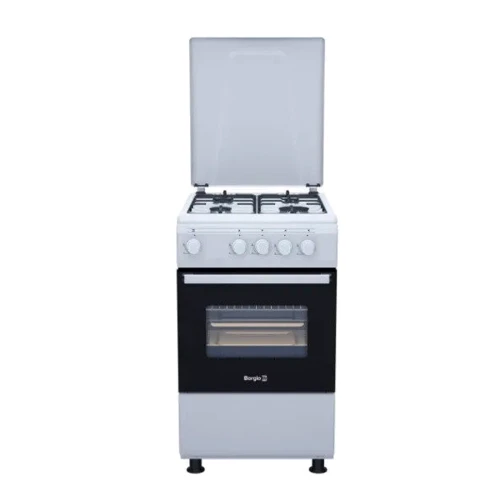 Газова плита Borgio GG 540W MCBL cast iron
