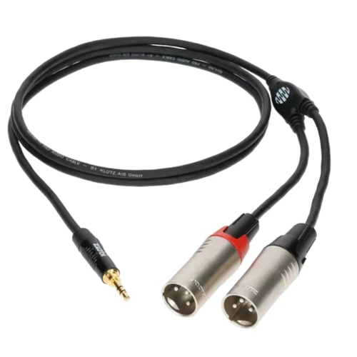 Кабель коммутационный KLOTZ KY9-180 MINILINK PRO Y-CABEL 1.8 M BLACK