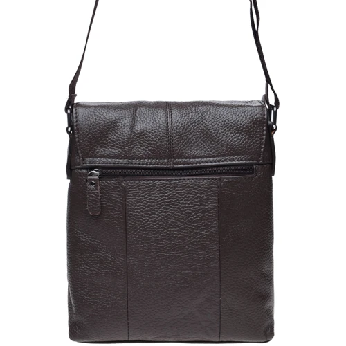 Мужская сумка планшет Borsa Leather коричневая (K15103-brown): Страна производитель Тайвань