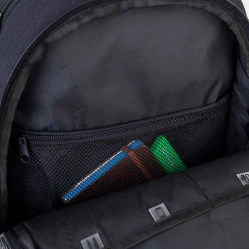 Рюкзак GoPack Сity 140-2 черный, горчичный GO21-140L-2: Корпус рюкзака Мягкий