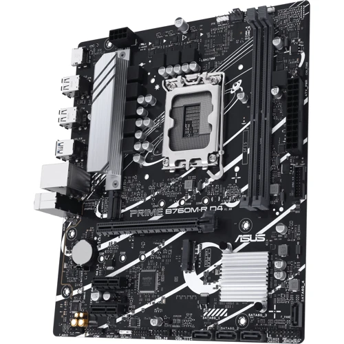 ASUS PRIME B760M-R-D4 (90MB1HA0-M0EAY0) Prime B760M-R D4: Роз'єми на задній панелі USB 3.2 Gen 1, USB 2.0, Ethernet RJ-45, HDMI
