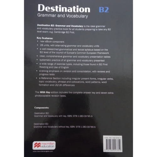 Destination B2: Student's Book with key: Виробник Macmillan