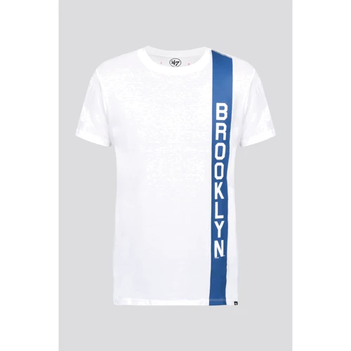 Футболка 47 Brand LA Dodgers Cooperstow Stripe D (308407-FS) M біла з принтом