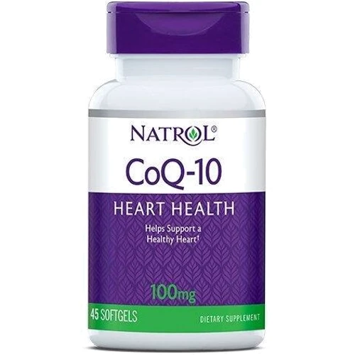 Natrol CoQ-10, 100 mg, 45 Softgels