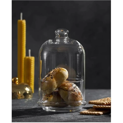Ємність для зберігання Pasabahce Patisserie з кришкою 19см (96889): Обсяг, л 0.505
