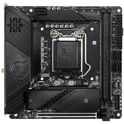 MSI MEG Z590I UNIFY: Оперативная память 2xDDR4 5600 МГц, до 64 ГБ