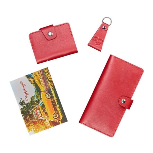 Жіночий набір аксесуарів BlankNote Гавана (BN-set-access-40-red)